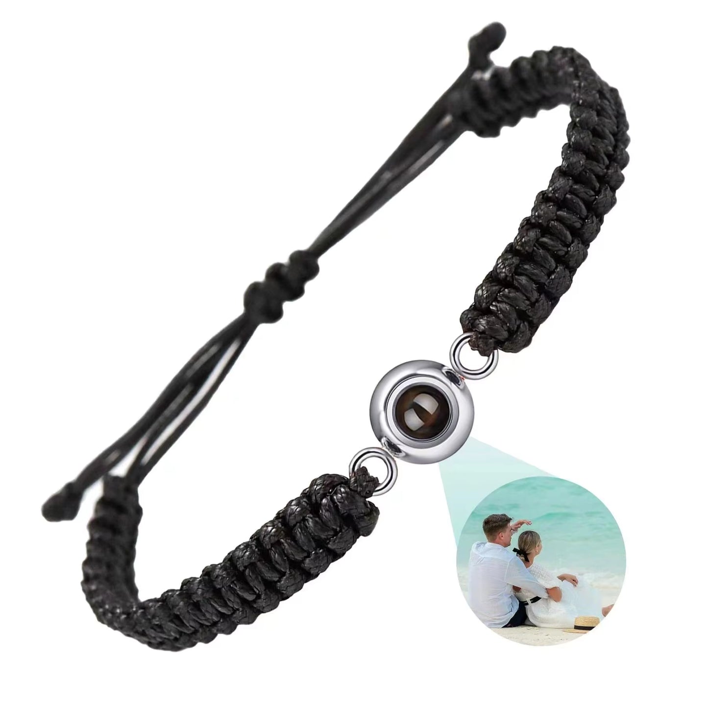 Rope Photo Bracelet