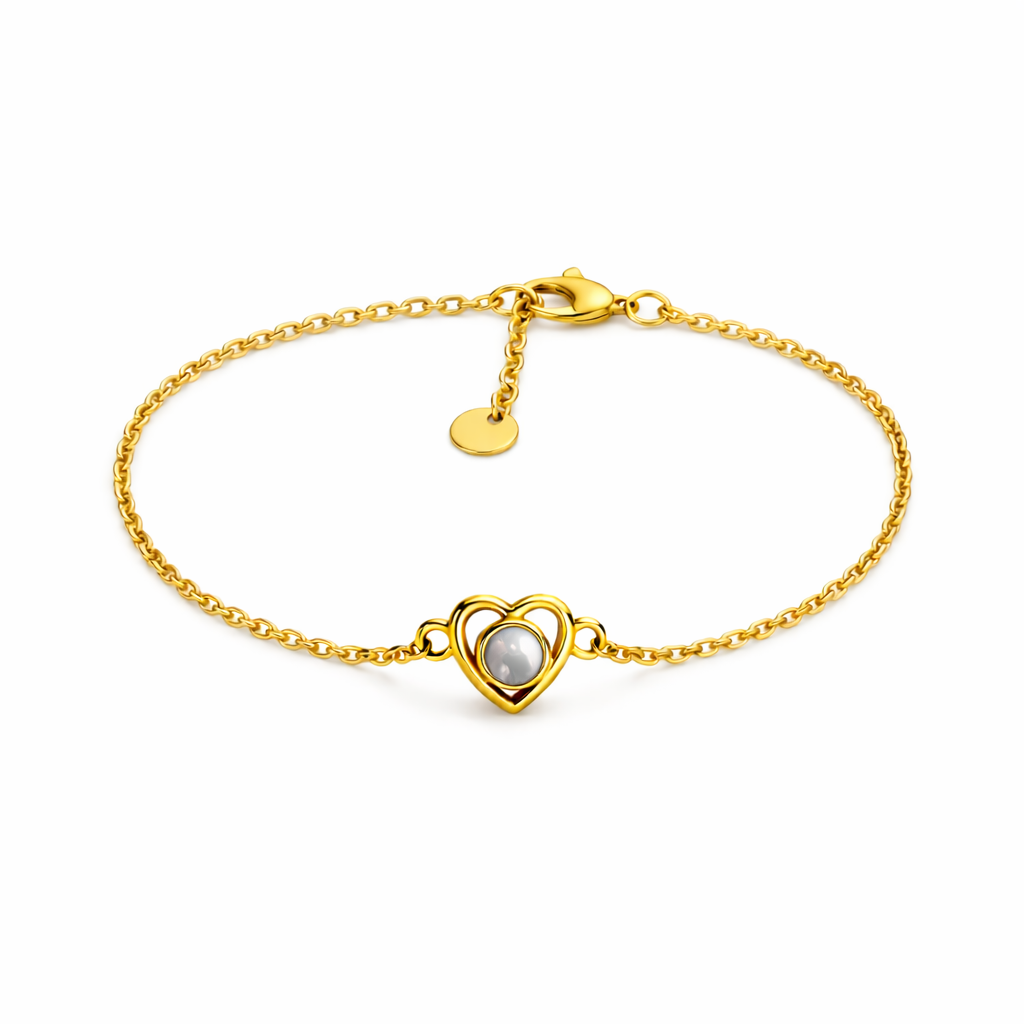 Heart Photo Bracelet