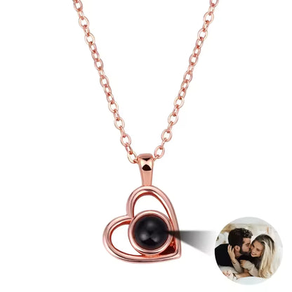 Heart Photo Necklace