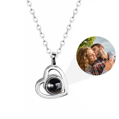 Heart Photo Necklace