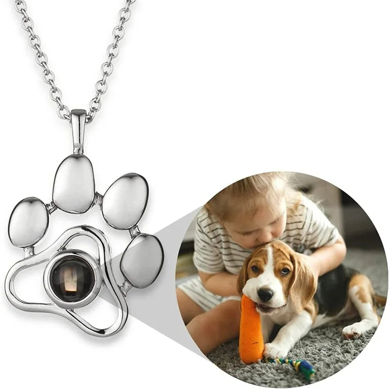 Paw Photo Necklace