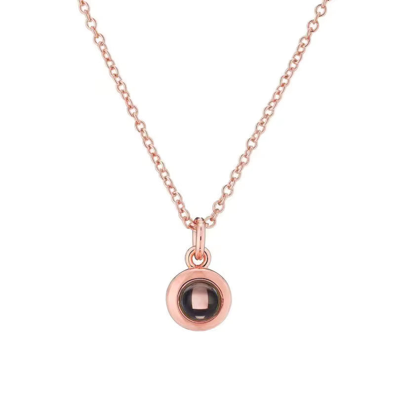 Circle Photo Necklace