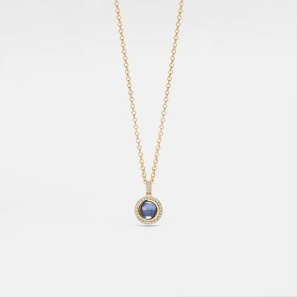 Circle Pendant Photo Necklace