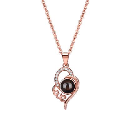 Love Photo Necklace