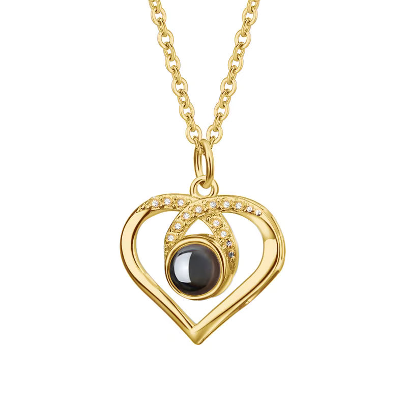 Infinity Photo Necklace