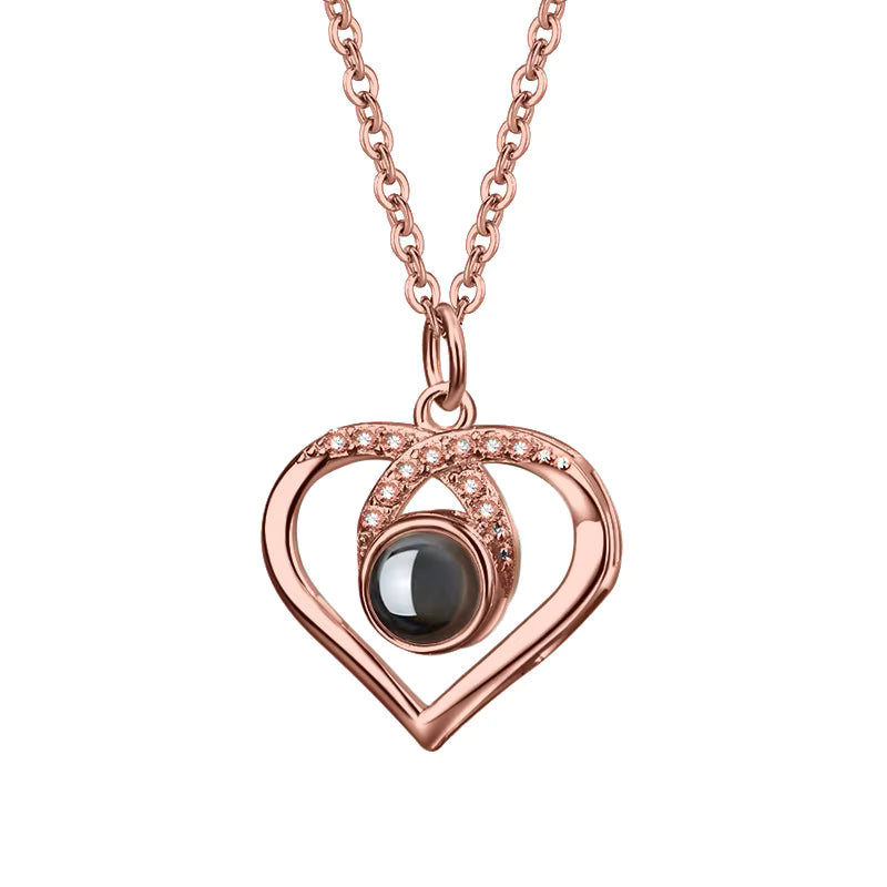 Infinity Photo Necklace