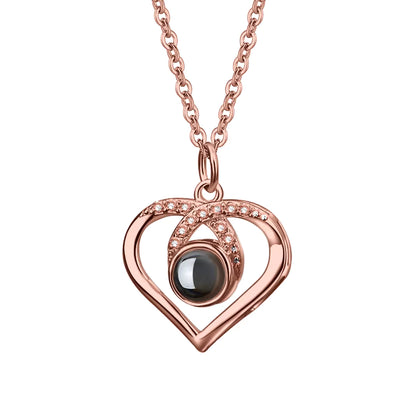 Infinity Photo Necklace