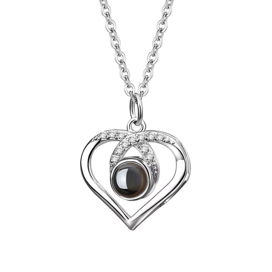 Infinity Photo Necklace