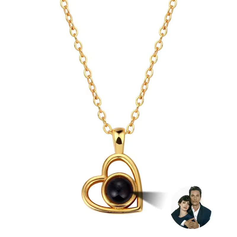 Heart Photo Necklace