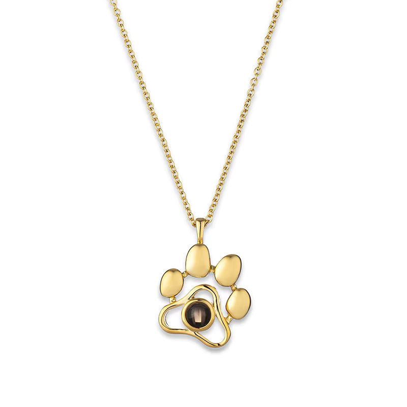 Paw Photo Necklace