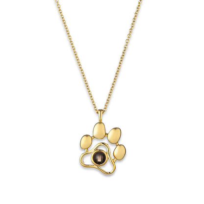 Paw Photo Necklace