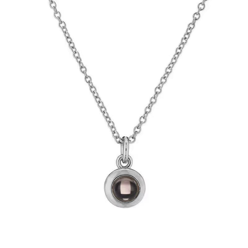 Circle Photo Necklace