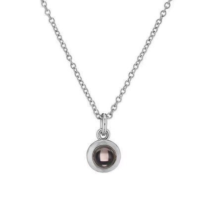 Circle Photo Necklace