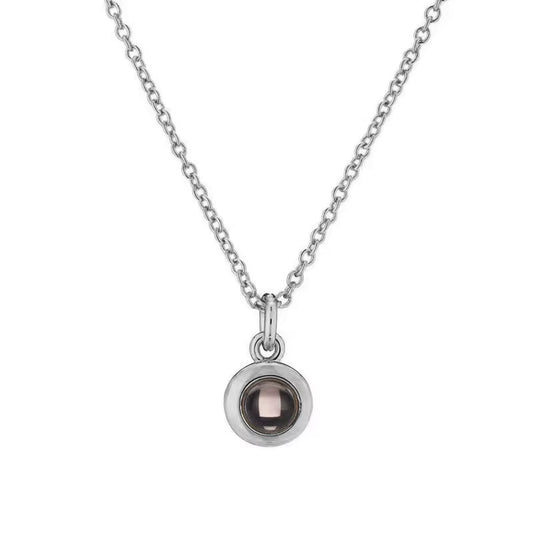 Circle Photo Necklace