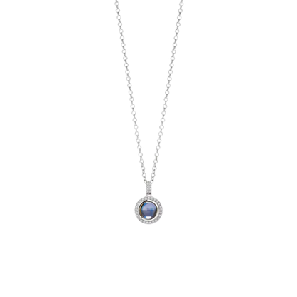 Circle Pendant Photo Necklace