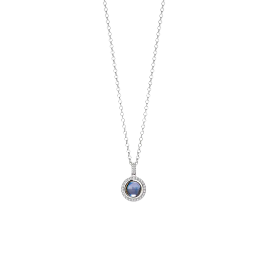 Circle Pendant Photo Necklace